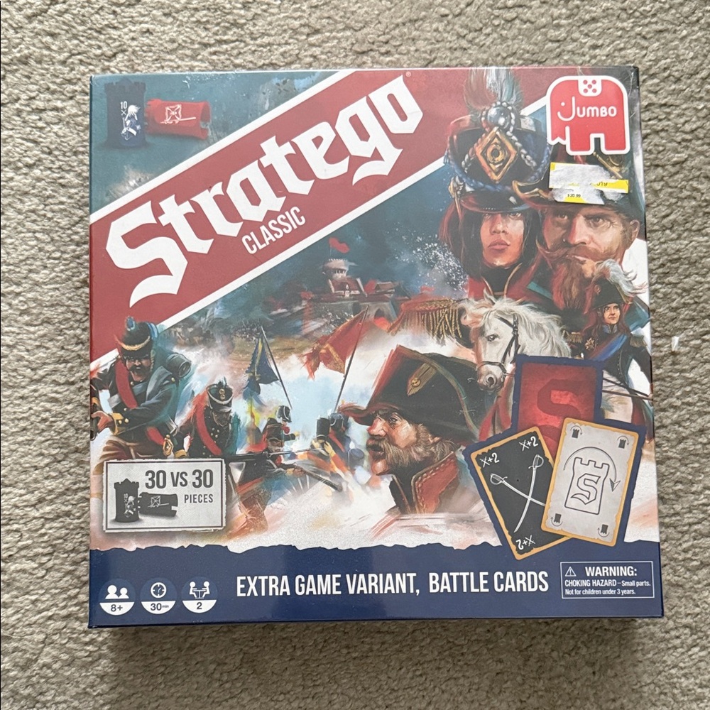 Stratego Classic Board Game by - Red and Blue
